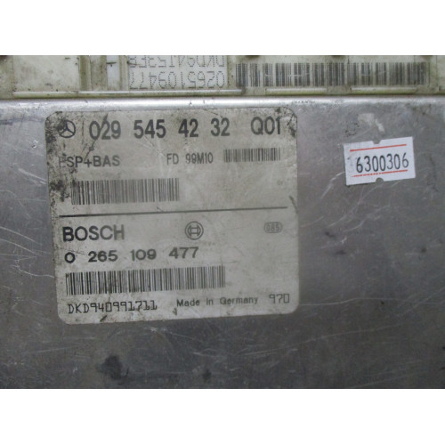 Mercedes W168 A160 Esp Bas Beyni 0265109477 0295454232