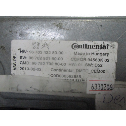 Peugeot 308 Citroen C3 Start Stop Beyni 9678342280-00 9678273280-00 9678292180-00