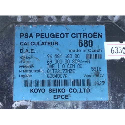 Citroen C2 C3 Direksiyon Beyni 9658468080 6900000809