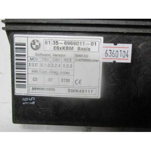BMW 523 Gövde Kontrol Modulü 61.35-6969011-01