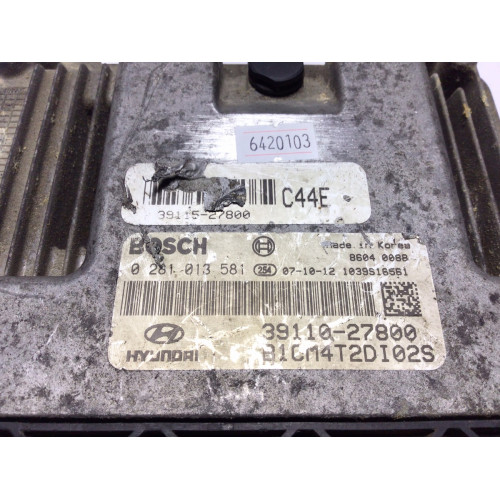 Hyundai Kıa Motor Beyni 0281013581 39110-27800 39115-27800