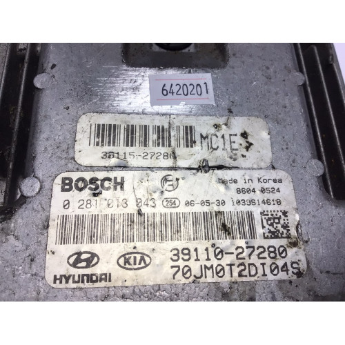 Hyundaı Accent Era Motor Beyni 0281013043 39110-27280 39115-27280