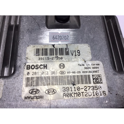 Kia Sportage 2.0 Motor Beyni 0281013961 39110-27350 39115-27350