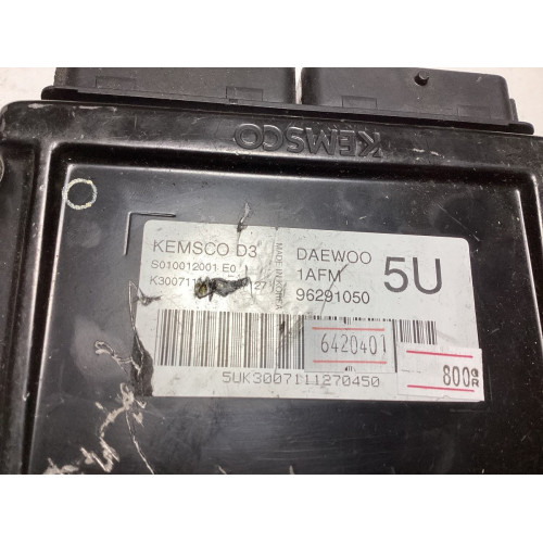Daewoo Matiz 0.8 Motor Beyni S010012001E0 96291050