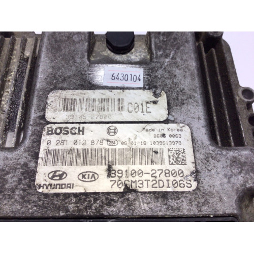 Hyundai Santa Fe Motor Beyni 0281012878 39100-27800 39105-27800