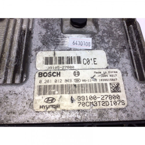 Hyundai Santa Fe Motor Beyni 0281012878 39100-27800 39105-27800