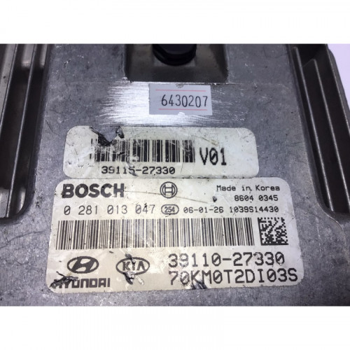 Hyundaı Era Motor Beyni 0281013047 39110-27330 39115-27330