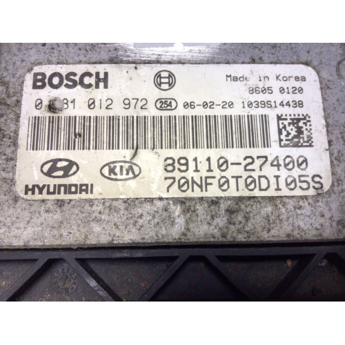 Hyunda Sonata Motor Beyni 0281012972 39110-27400