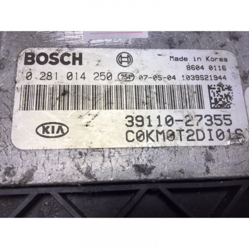 Kia Hyundai 2.0 2004-2008 Motor Beyni 0281014250 39110-27355