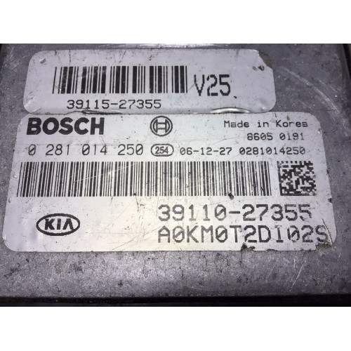 Kia Hyundai 2.0 2004-2008 Motor Beyni 0281014250 39110-27355