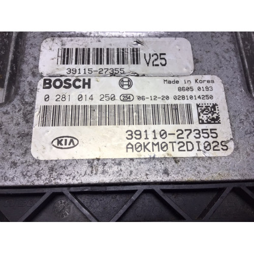 Kia Hyundai 2.0 2004-2008 Motor Beyni 0281014250 39110-27355