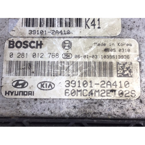 Hyundai Accent 1.5 Motor Beyni 0281012768 39101-2A410