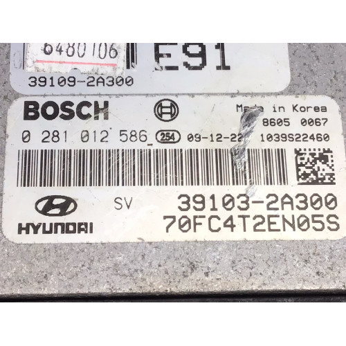 Hyundai Kia Motor Beyni 0281012586 39103-2A300
