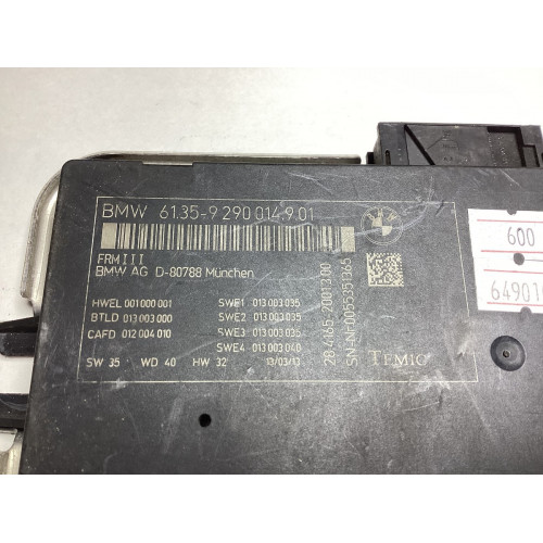 BMW F10 Kontrol Modülü 61.35-9290014.9.01 28.4165-2001.3.00