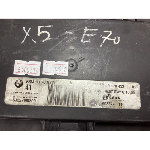 Bmw E70 X5 Kontrol Beyni 9170452-01 60837711