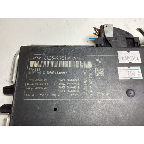 BMW F10 Kontrol Modülü 61.35-9251981.9.01 28.4091-0301.3.00
