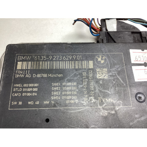 BMW F10 Kontrol Modülü 61.35-9273629.9.01 28.4141-6701.3.00