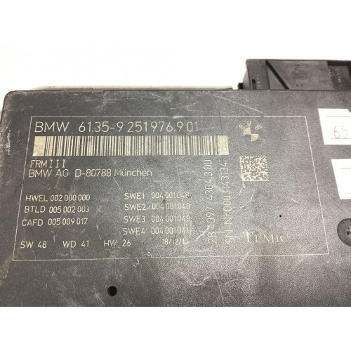 BMW F10 Kontrol Modülü 61.35-9251976.9.01 28.4097-4304.3.00