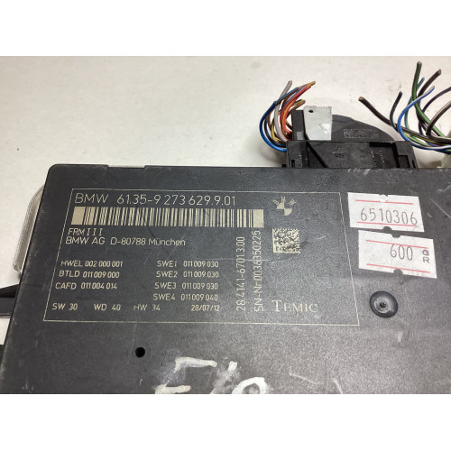 BMW F10 Kontrol Modülü 61.35-9273629.9.01 28.4141-6701.3.00