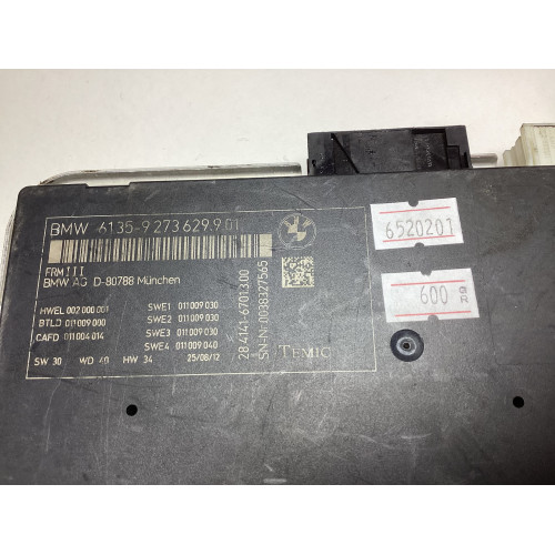 BMW F10 Kontrol Modülü 61.35-9273629.9.01 28.4141-6701.3.00