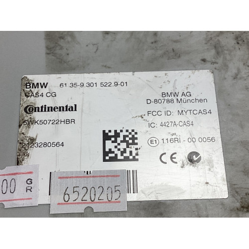 BMW F10 Kontrol Modülü 61.35-9301522 5WK50722HBR