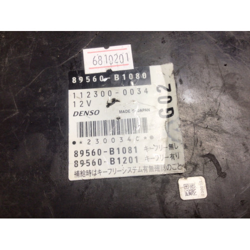 Toyota Passo QNC10 Motor Beyni 89560-B1080 112300-0034