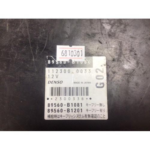 Toyota Passo QNC10 Motor Beyni 89560-B1080 112300-0033