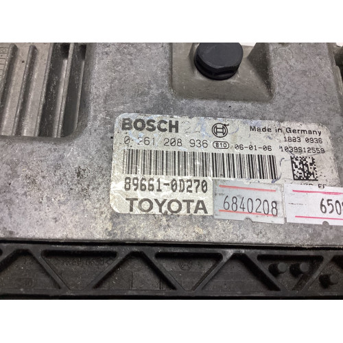 Toyota Yaris Motor Beyni 0261208936 89661-0D270
