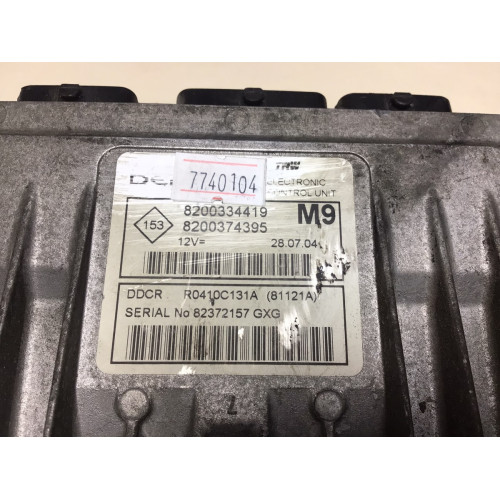 Renault Megane Scenic 1.5 DCI Motor Beyni R0410B024C 8200334419 8200374395 DDCR