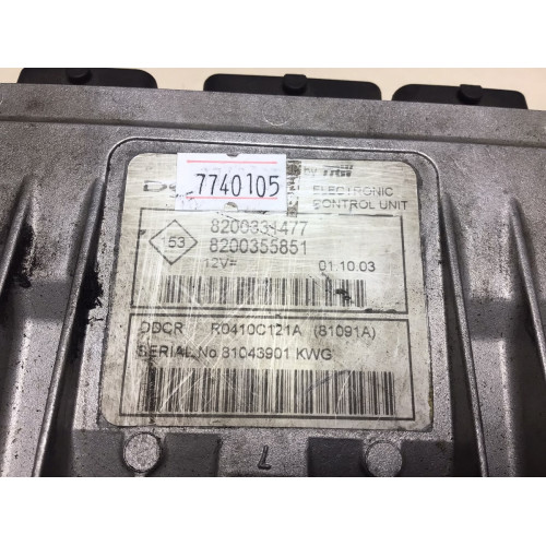Renault Clio 2 1.5 DCI Motor Beyni R0410C121A 8200331477 8200355851 DDCR