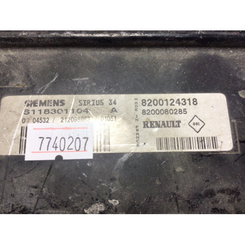 Renault Scenic 1.6 Motor Beyni S118301104A 8200124318 8200080285 SIRIUS34