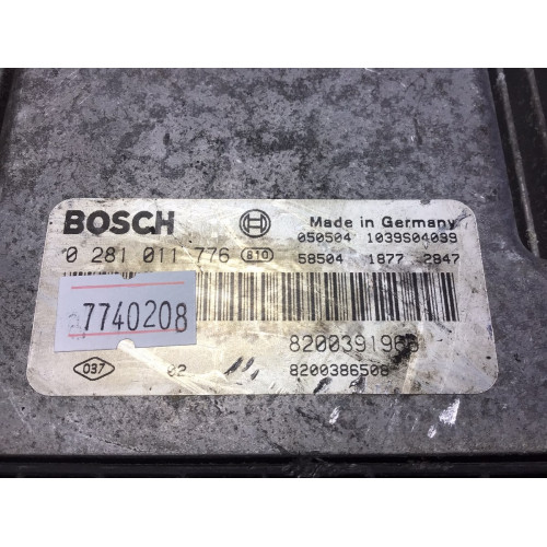 Renault Kango Scenic 1.9 DCI Motor Beyni 0281011776 8200391966 8200386508