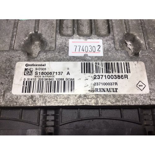 Renault Megane Motor Beyni SID305 S180067137A 237100386R