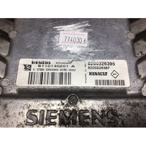 Renault Clio 1.2 Motor Beyni S110140201A 8200326395 8200326387 EMS3132