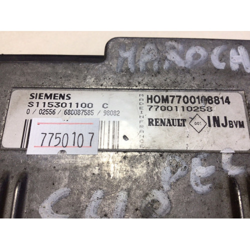 Renault Clio 1.4 Motor Beyni S115301100C HOM7700108814 7700110258