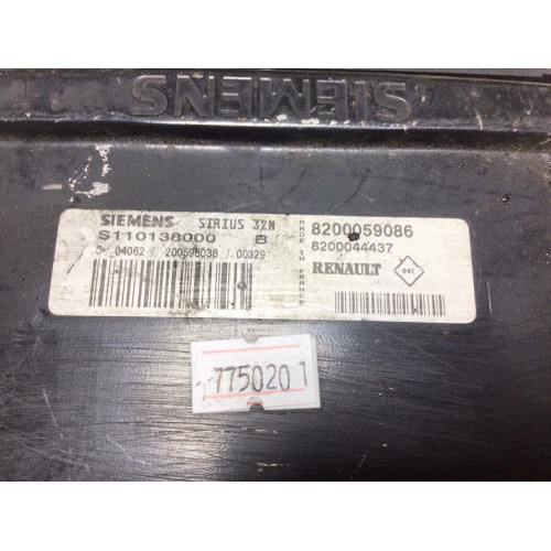 Renault Clio 1.6 Motor Beyni S110138000B 8200059086 SIRIUS32N 8200044437