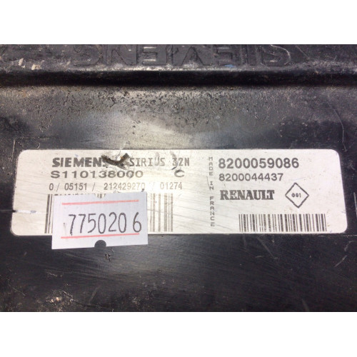 Renault Megane 1.6 Motor Beyni S110138000C 8200059086 8200044437 SIRIUS32N