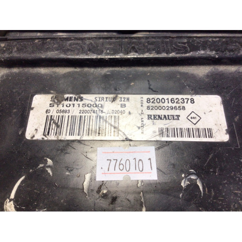 Renault Clio 1.2 Motor Beyni S110115000B 8200162378 8200029658 SIRIUS32N