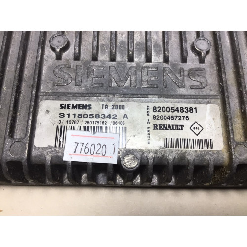 Renault Clio 2 şanzuman Beyni S118058342A 8200548381 8200467276