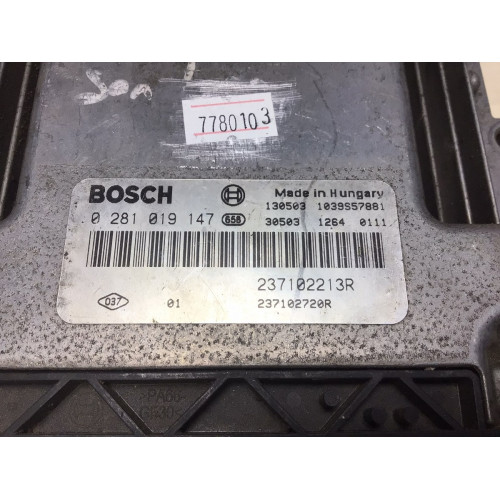 Dacia Dokker 1.5 Dizel DCI Motor Beyni 237102720R 237102213R 0281019147