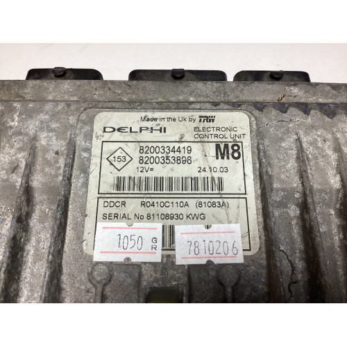 Renault Megane 1.5 DCİ Motor Beyni 8200334419 8200353898 R0410C110A DDCR