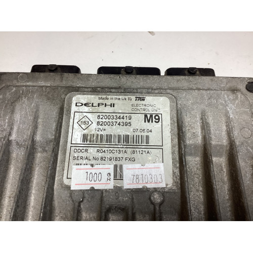 Renault Megane Scenic 1.5 DCI Motor Beyni R0410C131A 8200334419 8200374395 DDCR
