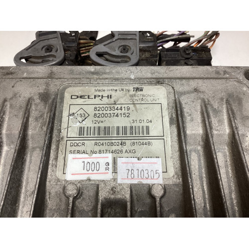 Renault Megane 1.5 Motor Beyni 8200334419 8200374152 R0410B024B DDCR