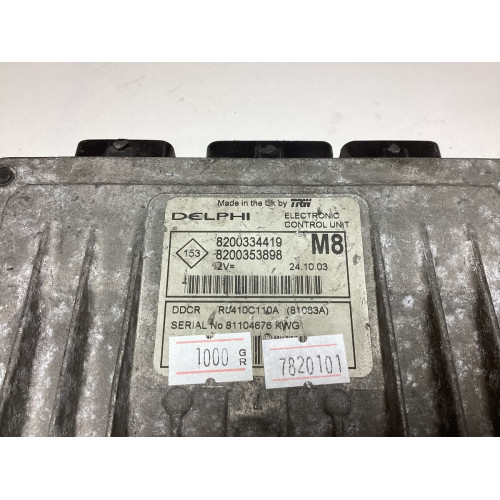 Renault Megane 1.5 DCİ Motor Beyni 8200334419 8200353898 R0410C110A DDCR