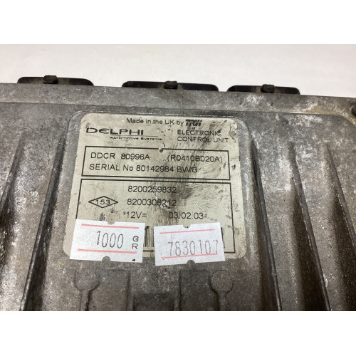 Renault Megane 1.5 DCİ Motor Beyni 8200259832 8200308212 R0410B020A DDCR