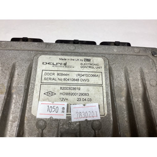 Renault Clio 1.5 DCİ Motor Beyni 8200303619 HOM8200129063 R0410C066A DDCR