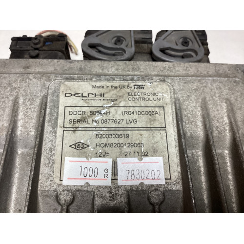 Renault Clio 1.5 DCİ Motor Beyni 8200303619 HOM8200129063 R0410C066A DDCR