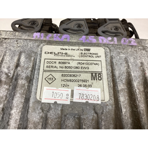 Nissan Micra 1.5 DCİ Motor Beyni 8200308217 HOM8200275921 R0410C074A DDCR
