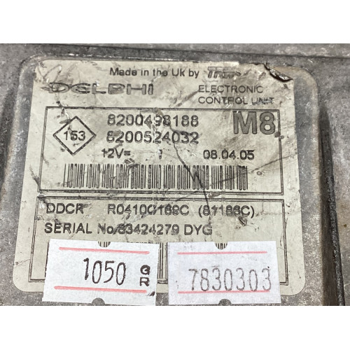 Renault Megane 1.5 DCİ Motor Beyni 8200498188 8200524032 R0410C169C DDCR