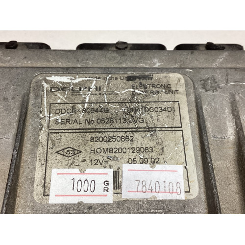 Renault Clio 1.5 DCİ Motor Beyni 8200250662 HOM8200129063 R0410C034D DDCR